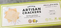 Vegan Traditional Crackers with quinoa and olive oil