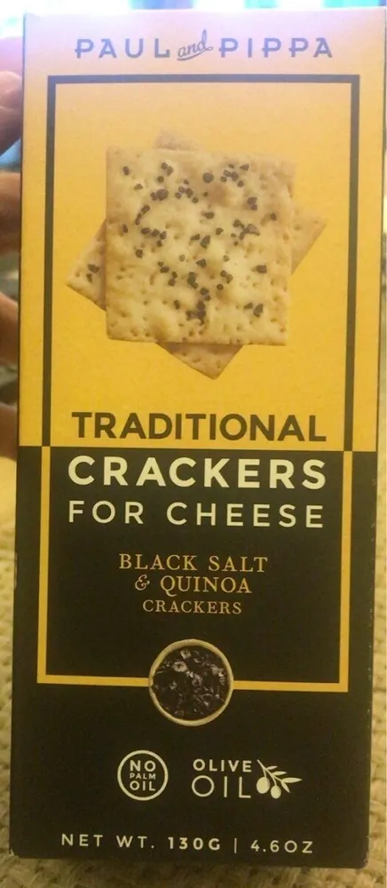 Traditional Crackers for Cheese (Black Salt & Quinoa)