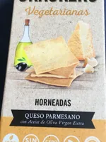 Vegetarianas horneadas queso parmesano con aceite de oliva virgen extra