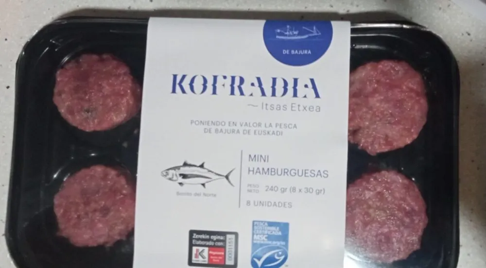 Mini hamburguesa de bonito