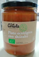 Pisto ecológico con shiitake