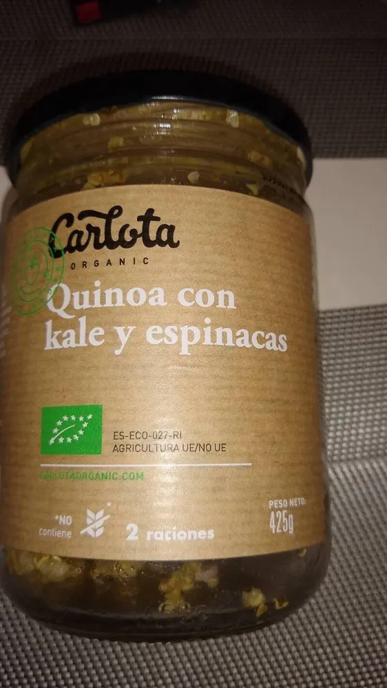 Quinoa con kale y espinacas