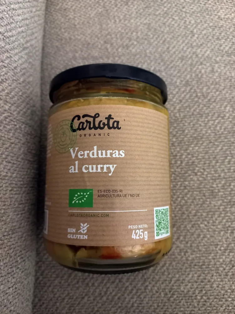 Verduras al curry