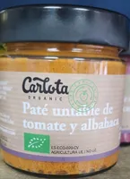Paté untable tomate y albahaca