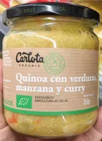 Quinoa con verduras, manzana y curry
