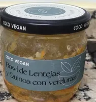 Bowl de lentejas y Quinoa con verduras