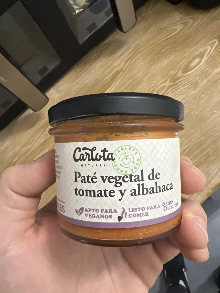 Paté Vegetal De Tomate Y Albahaca
