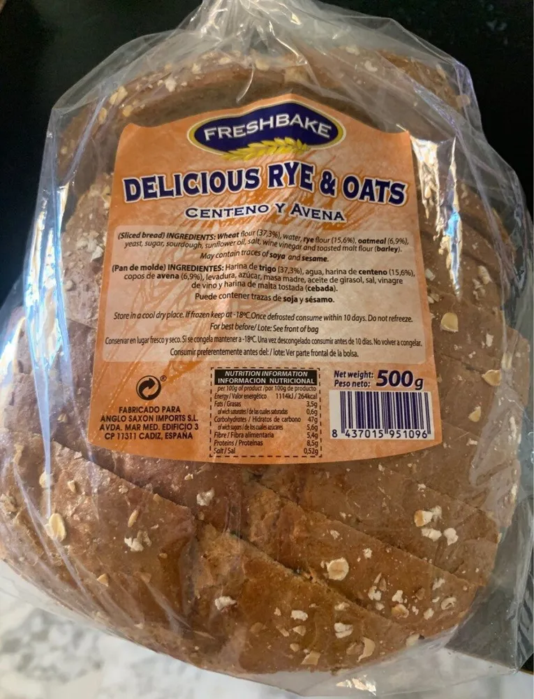 Delicious Rye & Oats centeno y avena