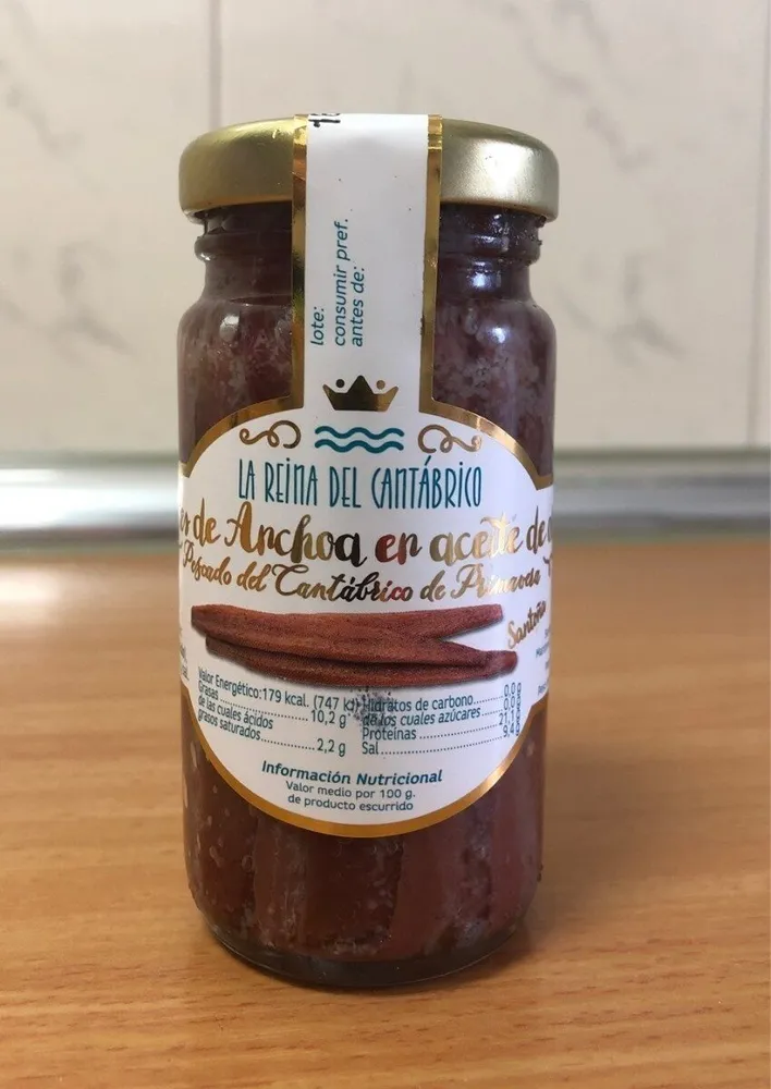 Filetes de anchoa en aceite de oliva