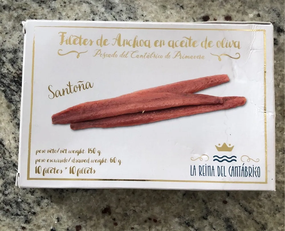Filetes de anchoa en aceite de oliva