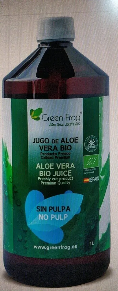 Jugo de aloe vera sin pulpa