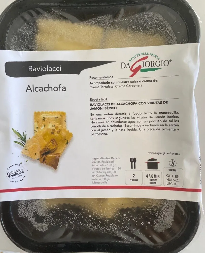 raviolacci de alcachofa