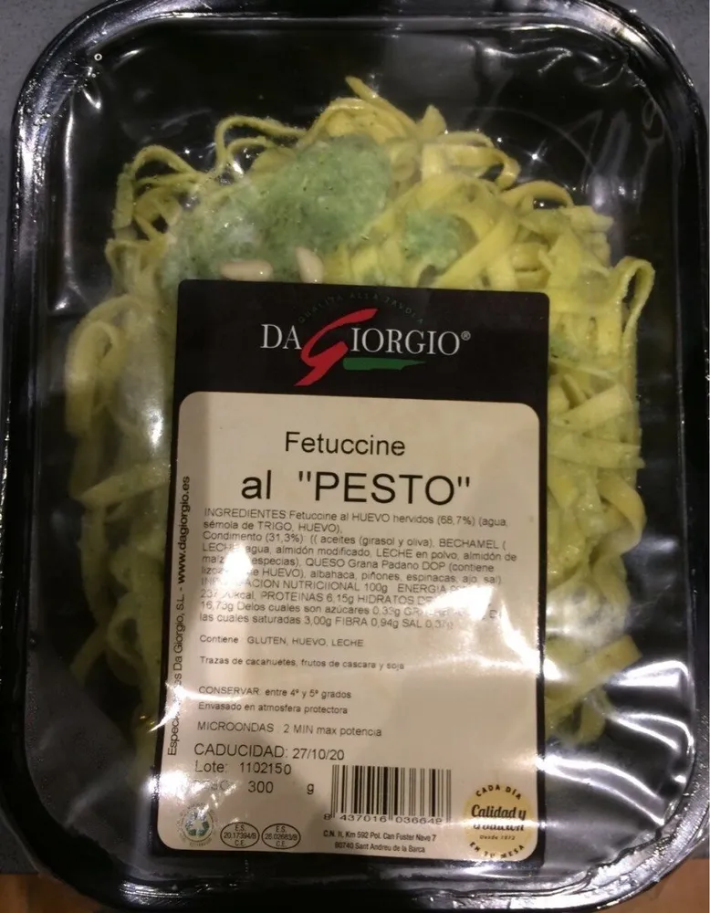 Fetuccine al pesto