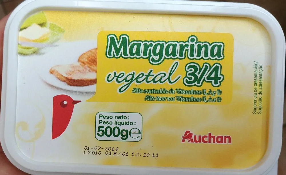 Margarine végétal 3/4