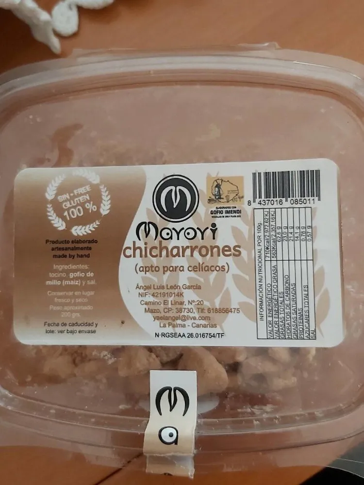 Chicharrones con Gofio
