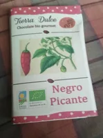 Chocolate bio gourmet Negro picante