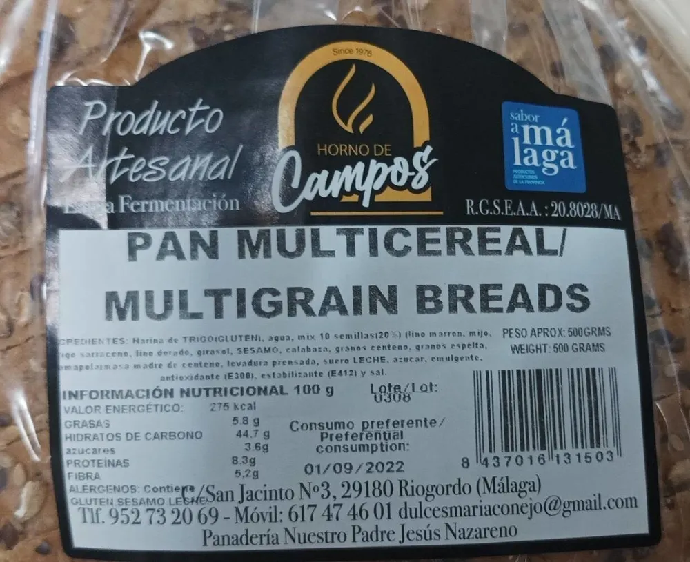 Pan multicereal