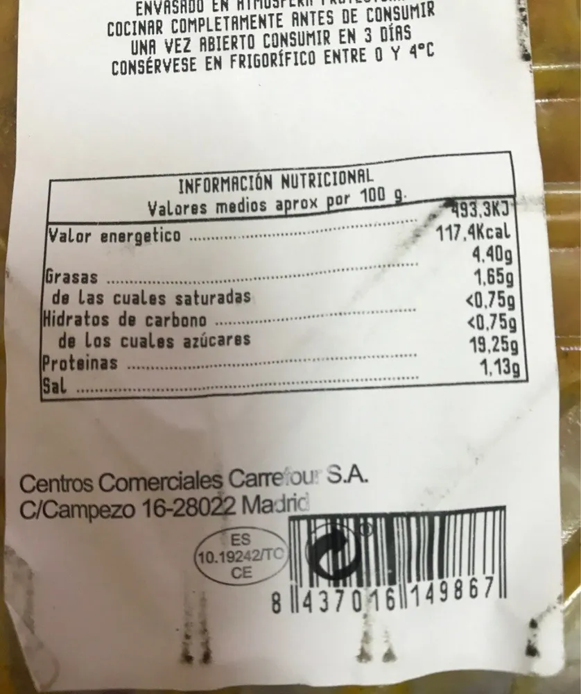 Magro marinado de cerdo amarillo