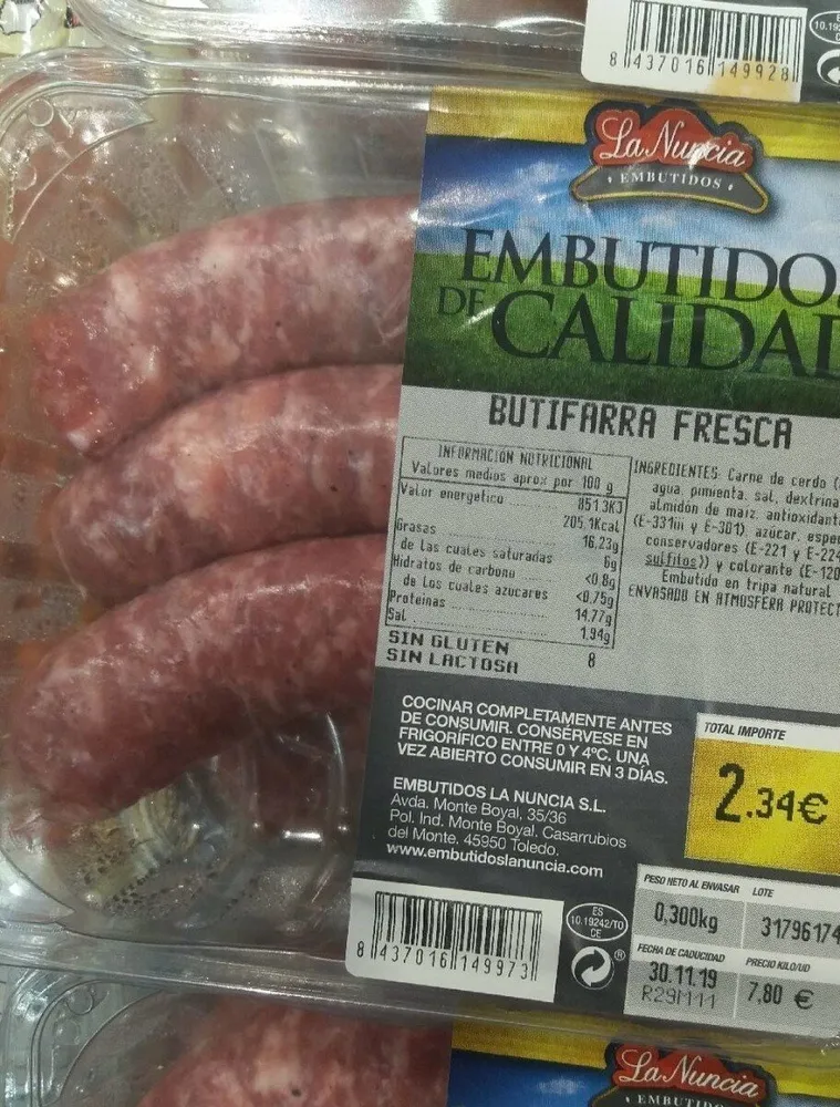 Butifarra fresca