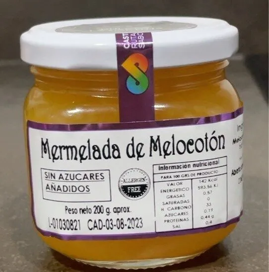 Mermelada melocotón