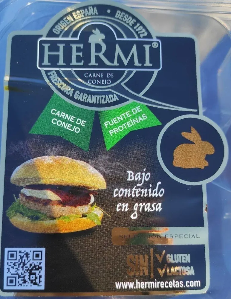 Burger meat conejo