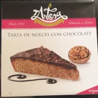 Tarta de nueces con chocolate