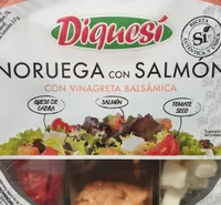 Ensalada "noruega con salmón"