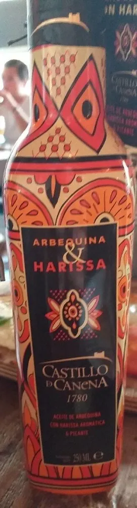 Aceite de arberquina con harissa