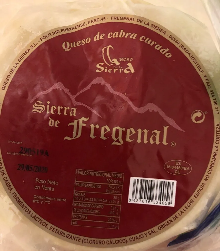 Queso de cabra curado
