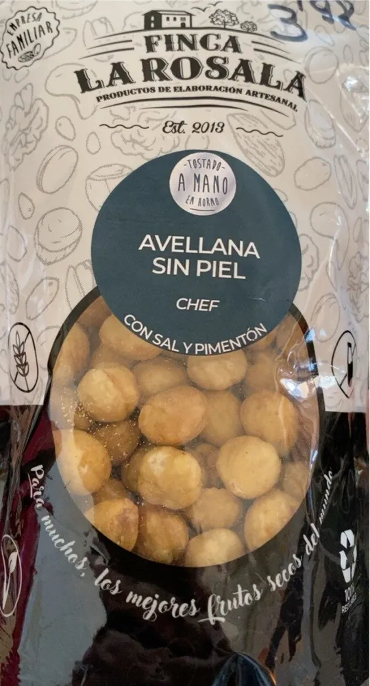Avellana sin piel Chef