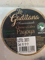 Queso semicurado de cabra payoya