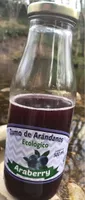 Zumo de arándanos ecológico