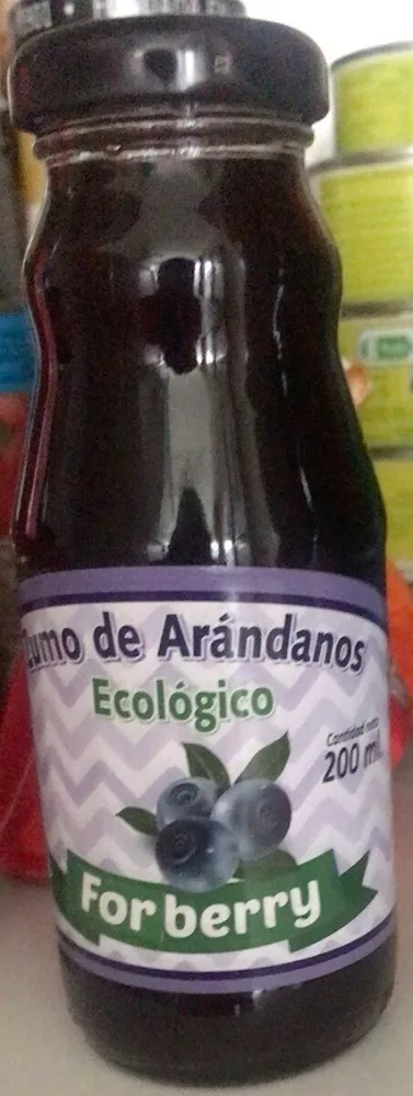 Zumo de arándanos