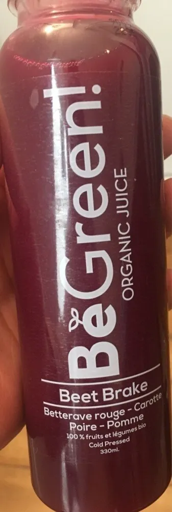 Be green organic juice
