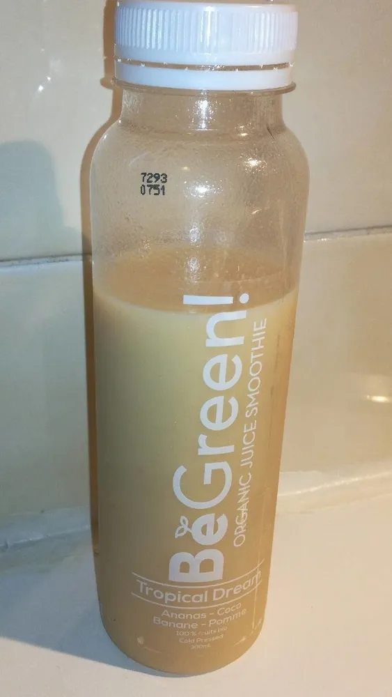 Smoothie banane-coco-banane-pomme