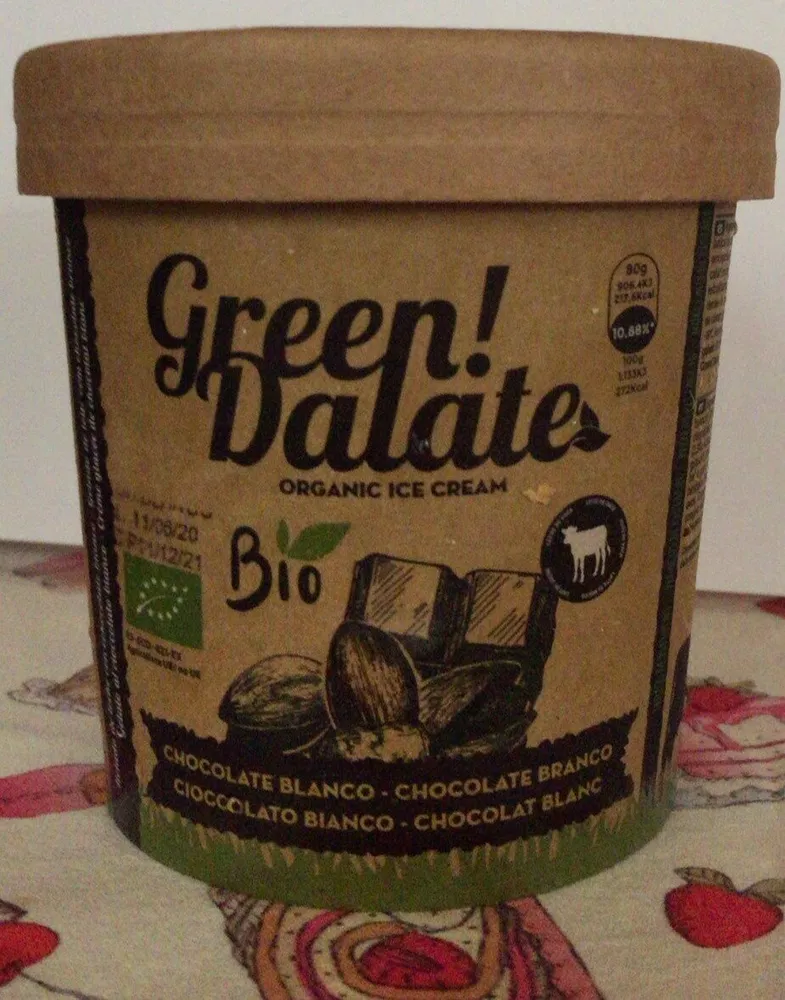 Helado chocolate blanco