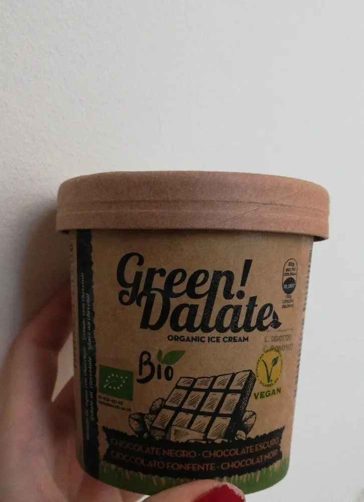 Helado chocolate negro