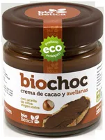 Biochoc crema de cacao y avellanas con aceite de oliva virgen extra