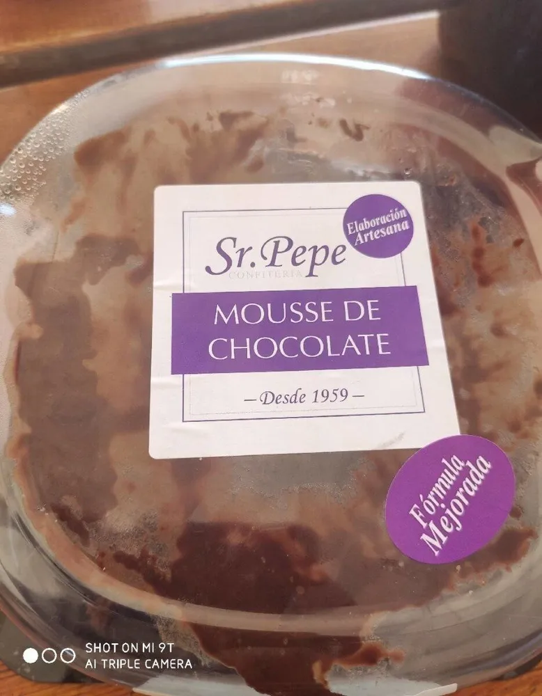 Mousse de chocolate Sr. Pepe