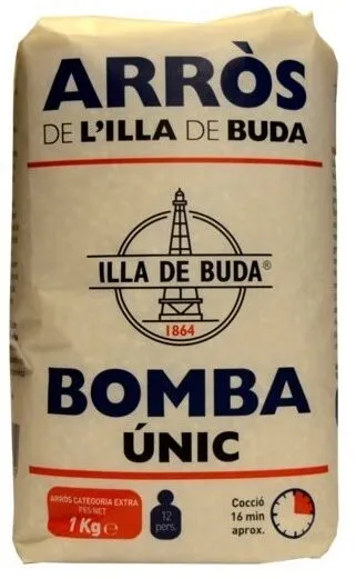 Arroz bomba paquete 1 kg