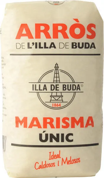 Arroz marisma caldoso, meloso