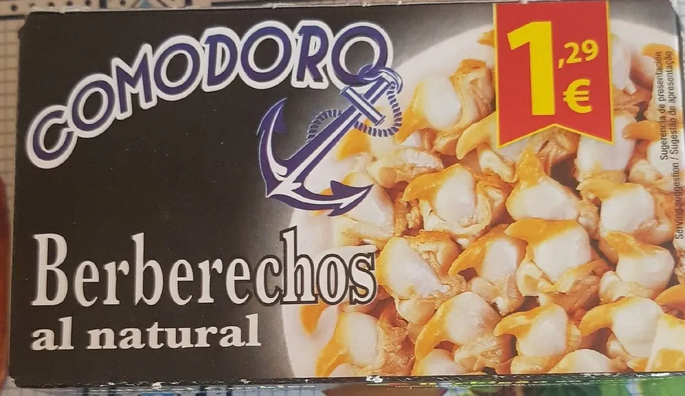 Berberechos al natural