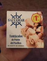 Tentáculos de potón del Pacífico
