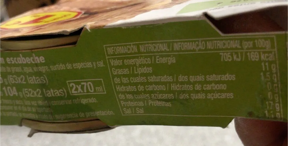 Atún en escabeche