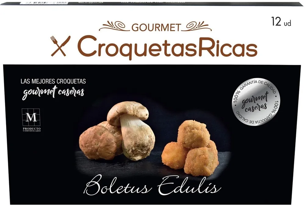 Gourmet croquetas de boletus edulis caseras