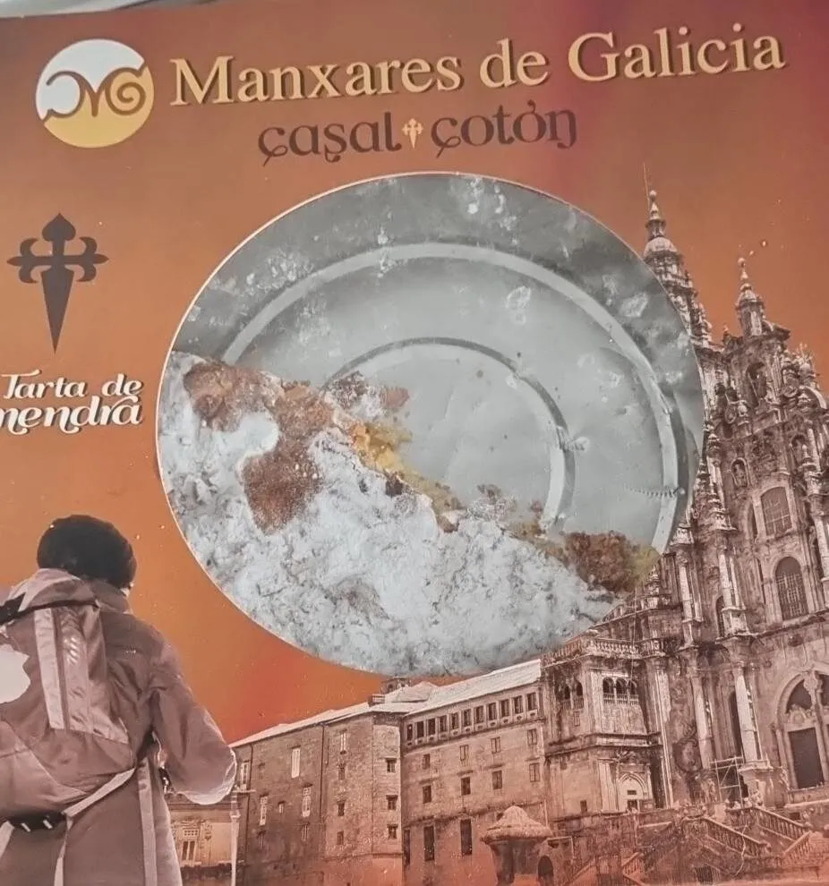 Tarta de Almendra Manxares de Galicia