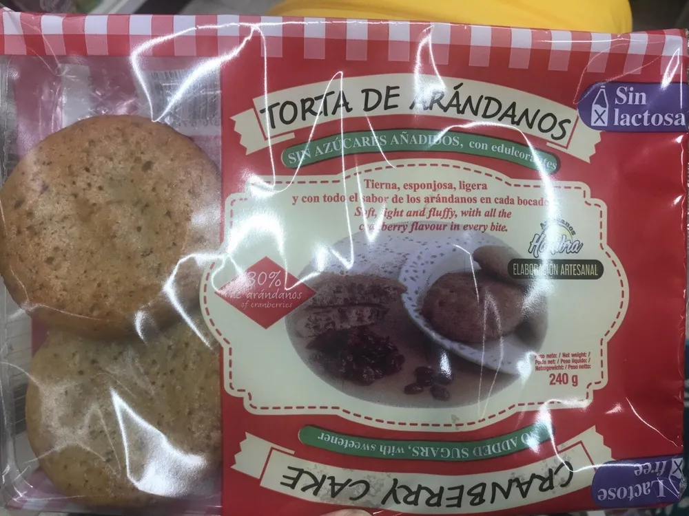 Torta de arandanos