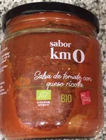 Salsa de tomate con queso ricotta