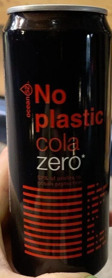 No plastic cola zero