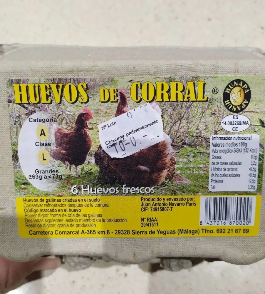 Huevos de corral